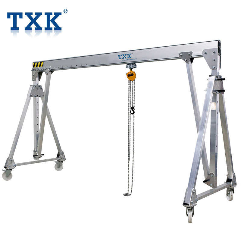 Assembled Mobile Gantry Crane Kit with Hoist for Immediate Use