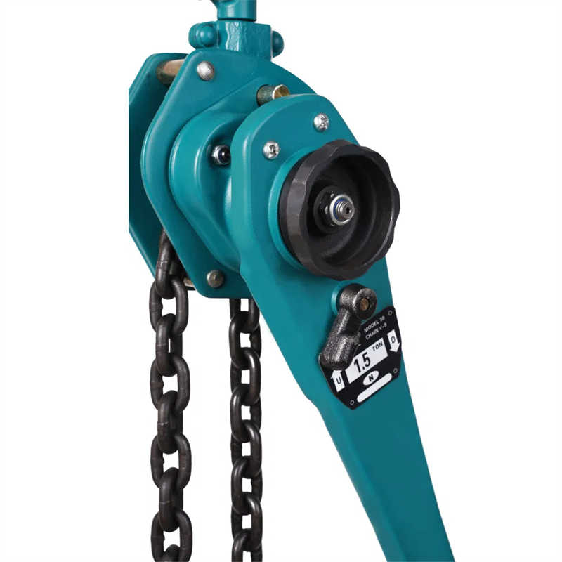 Heavy-Duty Lever Hoist with Standard Lift and Low Headroom Design