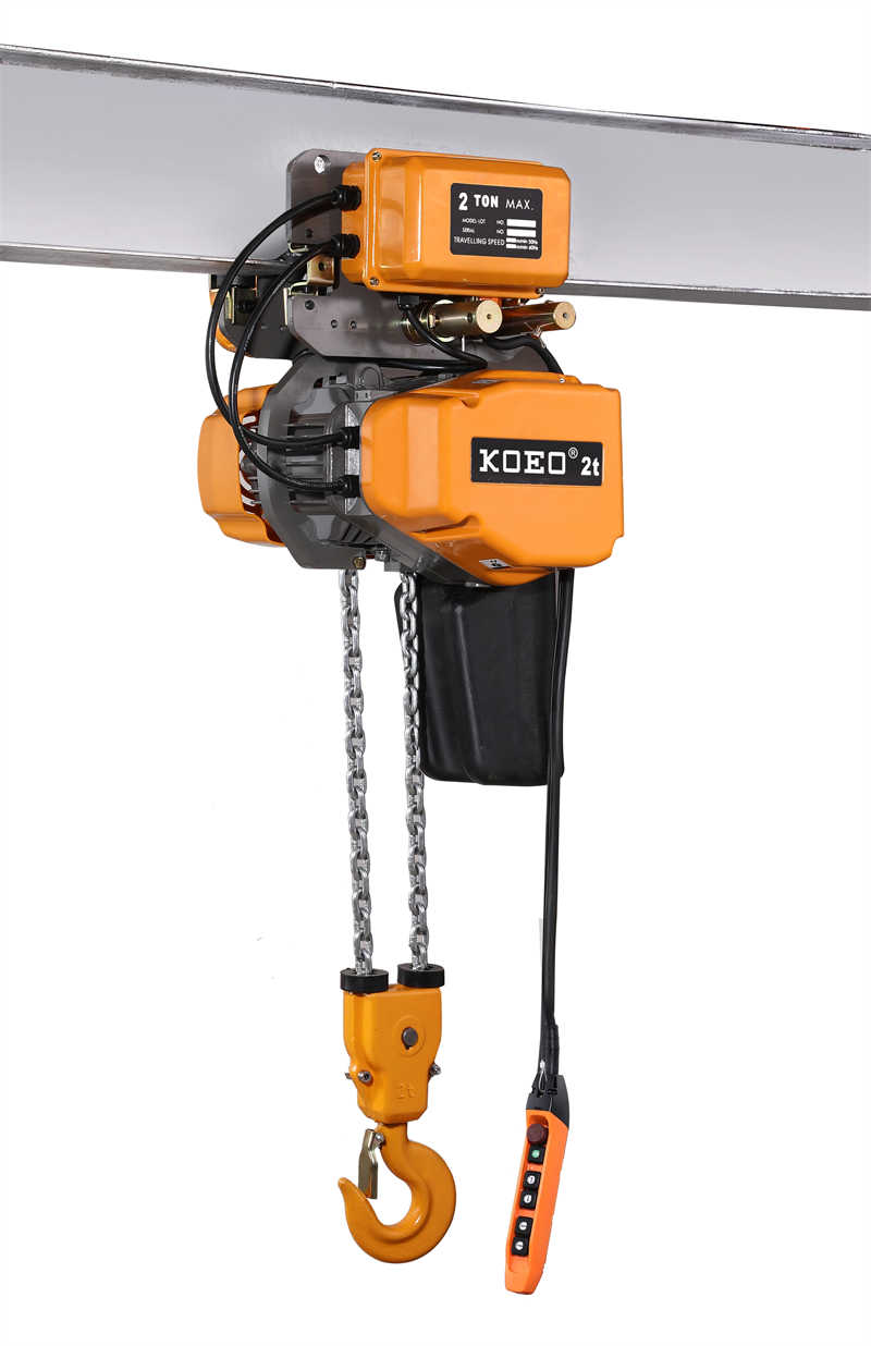 Low-Headroom 1 Ton Electric Chain Hoist for Workshops and Production Lines