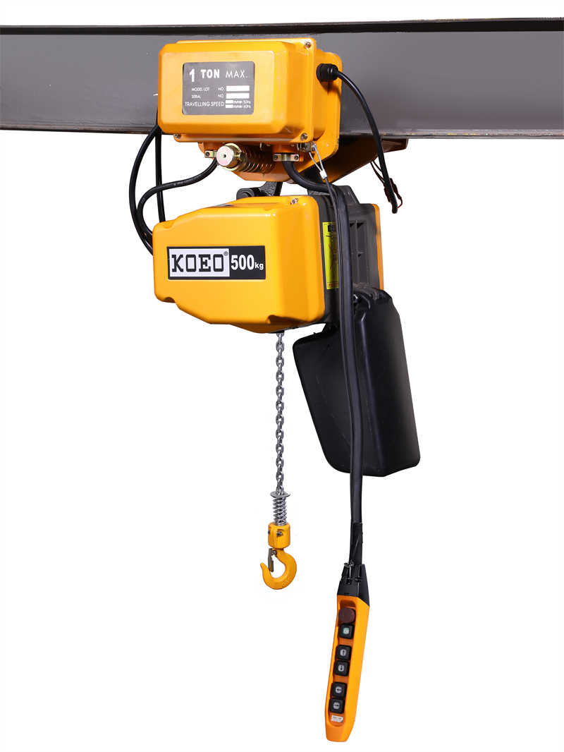 Durable Electric Chain Hoist for Intense Workcycles | Hook Type Design