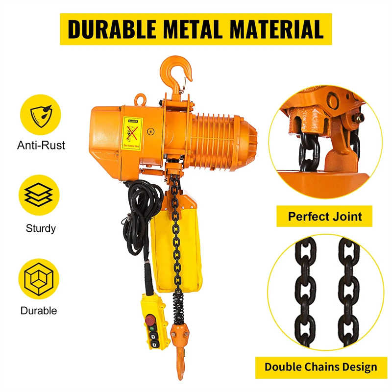 Economical Electric Chain Hoist with Trolley | Ideal for Low Ceiling Workshops