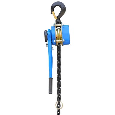 Easy-to-Use Manual Lever Hoist with Shock Absorption and Safety Hook