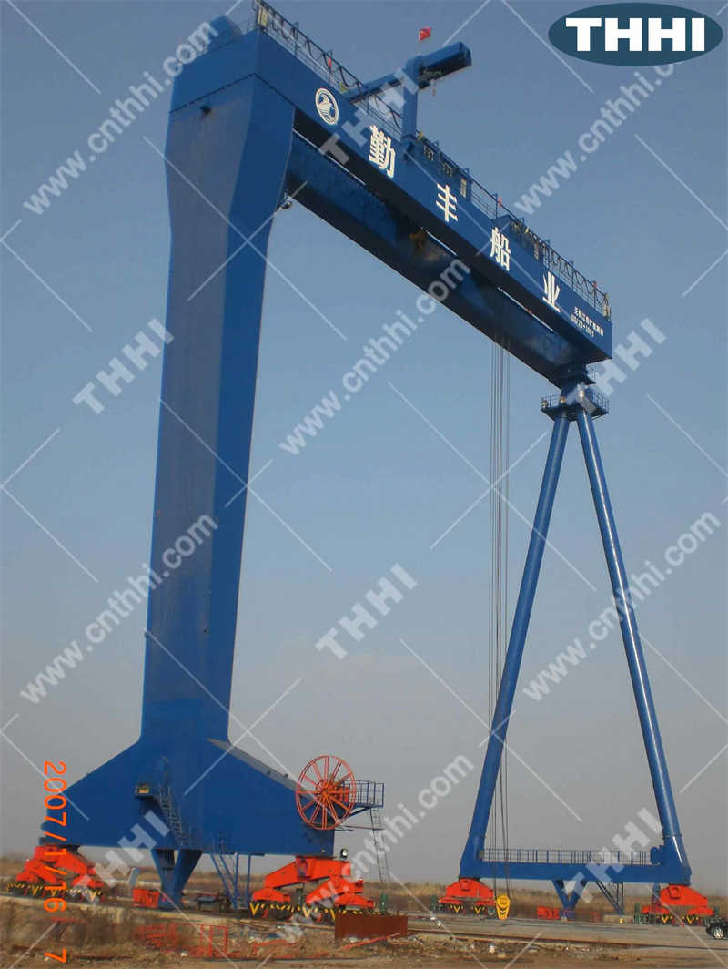 Shipyard Gantry Crane for Heavy Hull Block Assembly and Handling