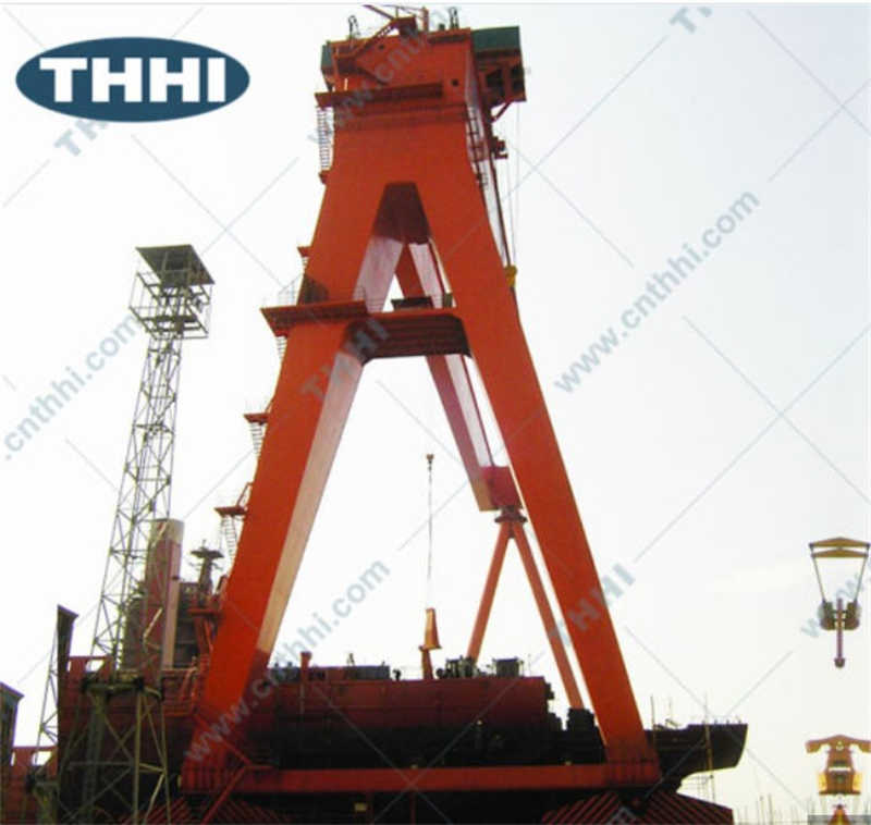 High Capacity Gantry Crane for Efficient Shipbuilding Yard Operations