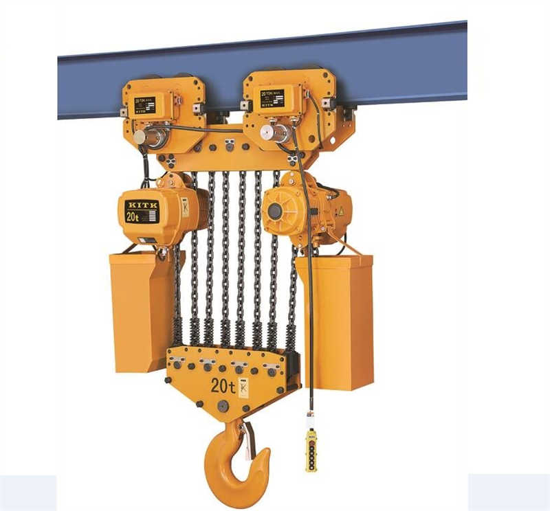 Remote Controlled Electric Chain Hoist for Operator Safety