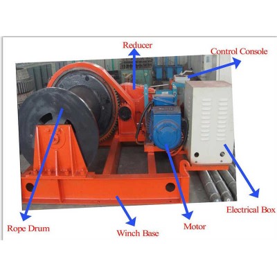 Robust 10,000 lb Capacity Electric Winch for Towing and Recovery