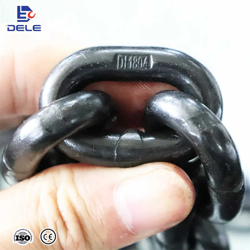 Durable G80 Grade Lifting Sling Load Chain with Black Phosphate Finish