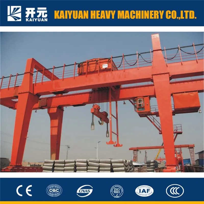 Rail Mounted Container Gantry Crane for 20-50ft Containers in Port Yards