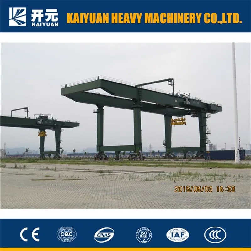 Rubber Tyred Gantry Crane (RTG) for Efficient Container Stacking in Terminals