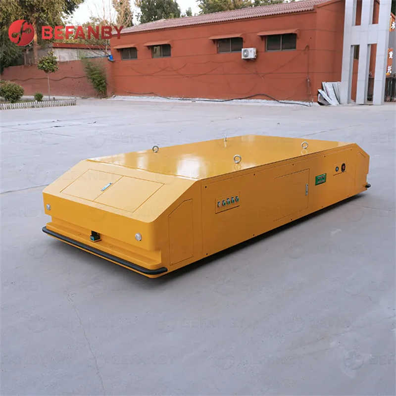 Electric Trackless Factory Use 2 Years Warranty Agv Transfer Cart