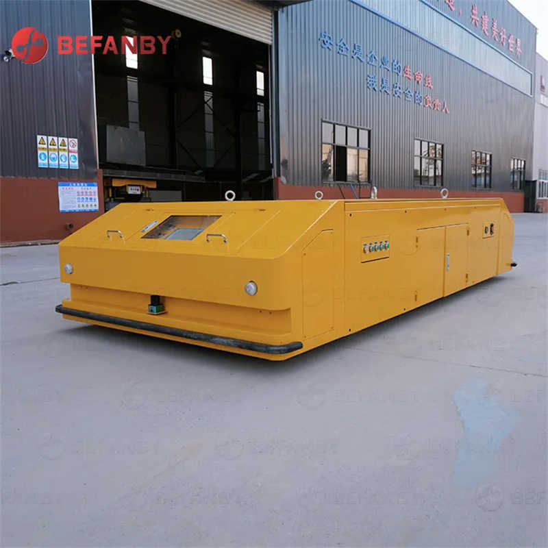 Manufacturing Industry Apply PLC Control Electric Agv Battery Transfer Car