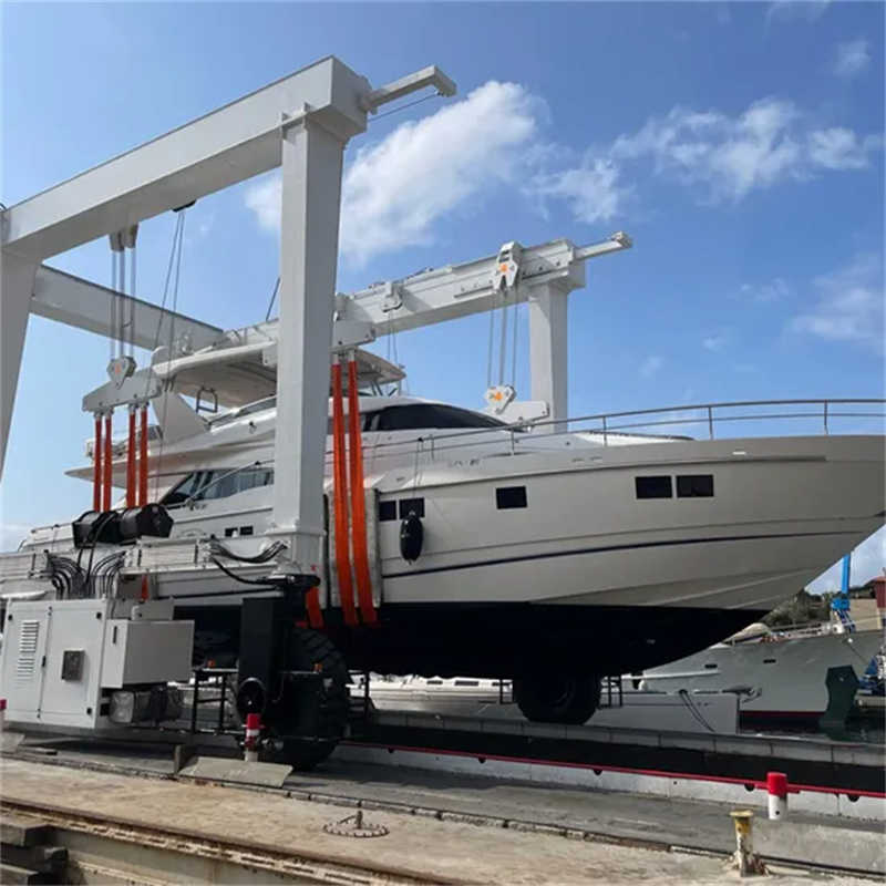 100 Ton Mobile Yacht Hoisting Crane Boat Lifting for Ports with CE Certificate