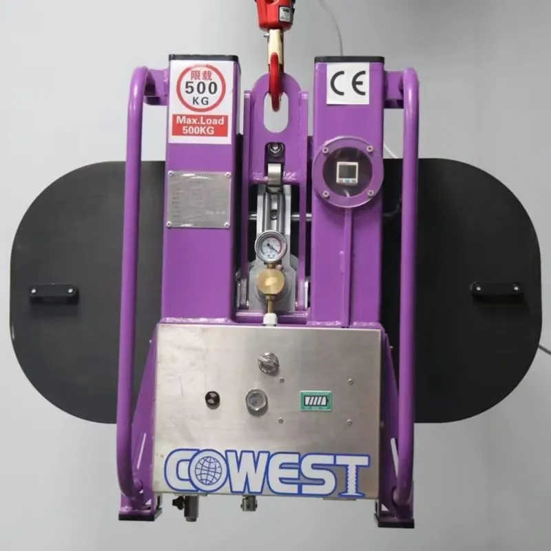 Electric Vacuum Lifter for Heavy Glass and Stone Slabs