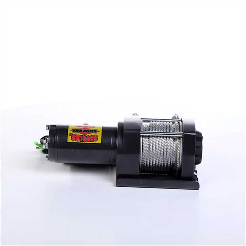 Heavy Duty Synthetic Rope Winch with Automatic Load-Holding Brake