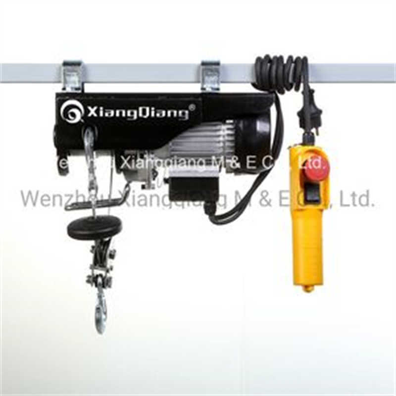 Dual-Hook Mini Electric Hoist for Balanced and Versatile Lifting