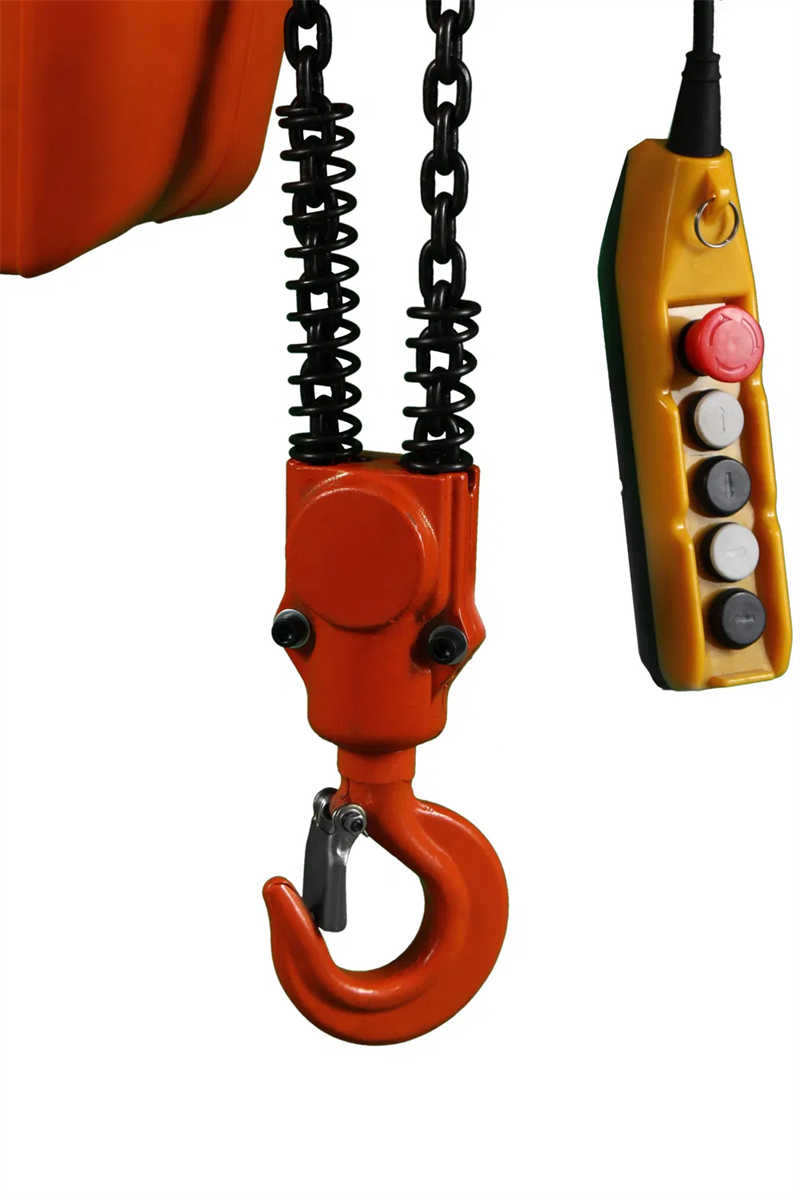 500kg Moving Chain Hoists 6m Lift 1-Phase Voltage Hhdd-H0.5