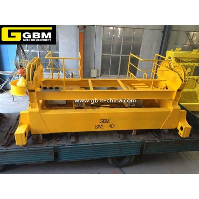 Simple Mechanism Semi-Automatic Container Spreader