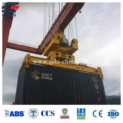 20FT 40FT Hydraulic Telescopic Rotating Container Spreader for Railway Yard