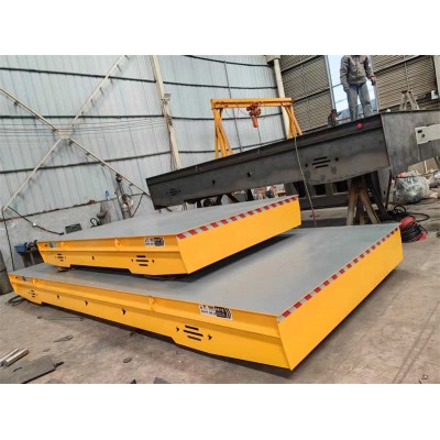 Heavy Duty Trackless Electric Flat Car for Industrial Material Transport