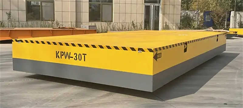 Low Profile Trackless Electric Flat Car for Workshop Assembly Lines
