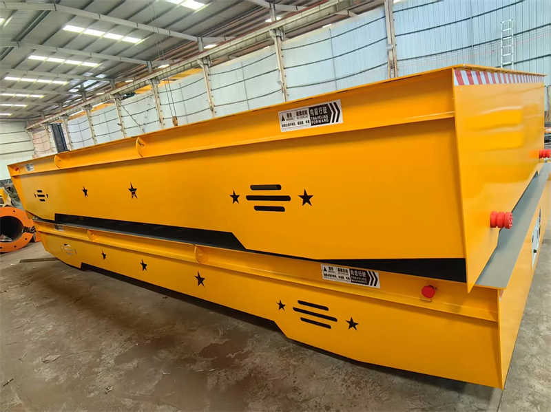 Low Profile Trackless Electric Flat Car for Workshop Assembly Lines