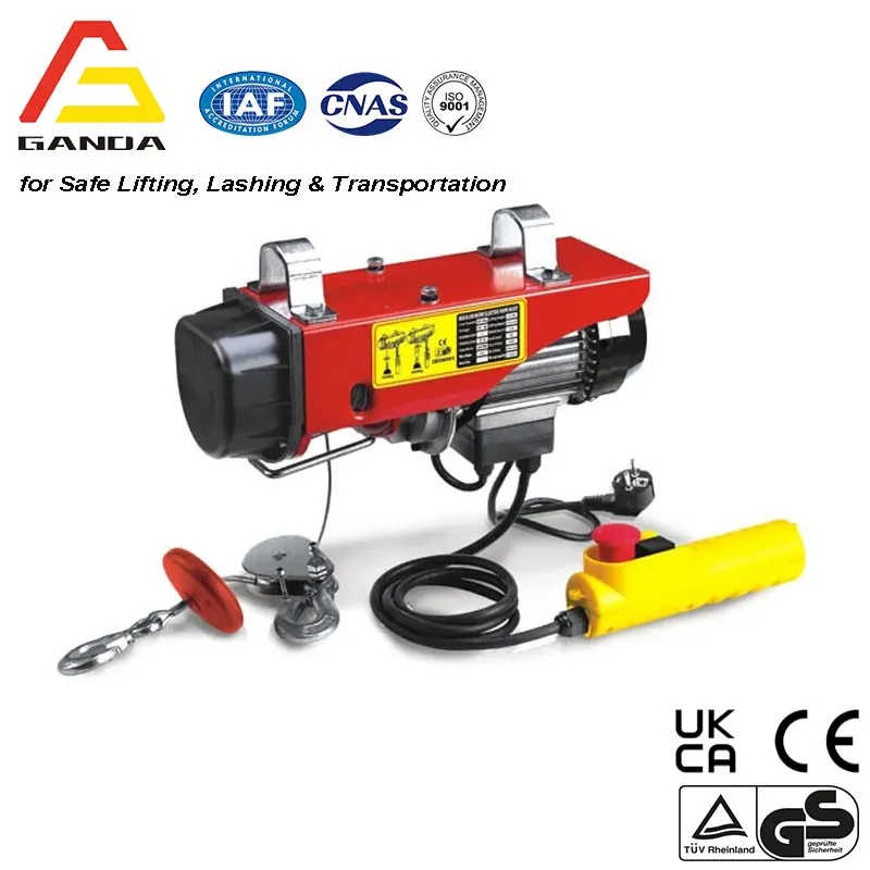 Low-Headroom Mini Electric Hoist for Tight Spaces and Low Ceilings