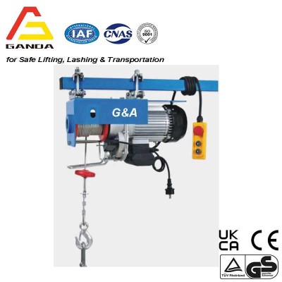 Mini Electric Wire Rope Hoist Kit for Small Gantry Crane and I-Beam