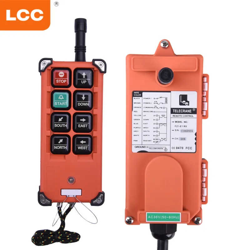 F21-E1b 6 Button Industrial Crane Remote Control