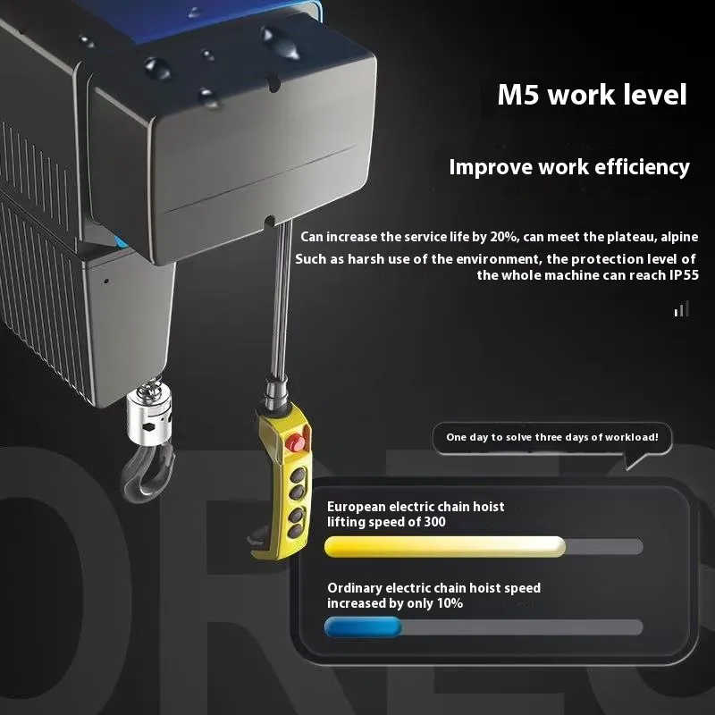 EU Standard Electric Wire Rope Hoist with CE Certification
