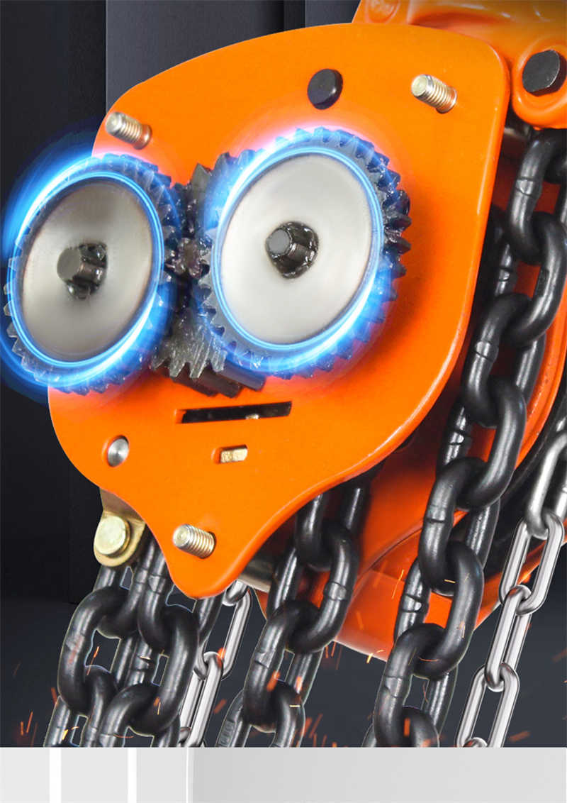 Manual Hoists Chain Block with Pendant Control & Easy Rotation