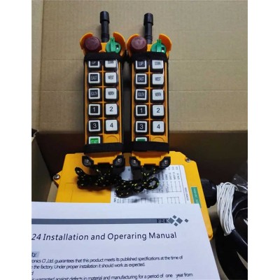 F24-10d 220V AC Industrial Wireless Remote Controller for Bridge Crane