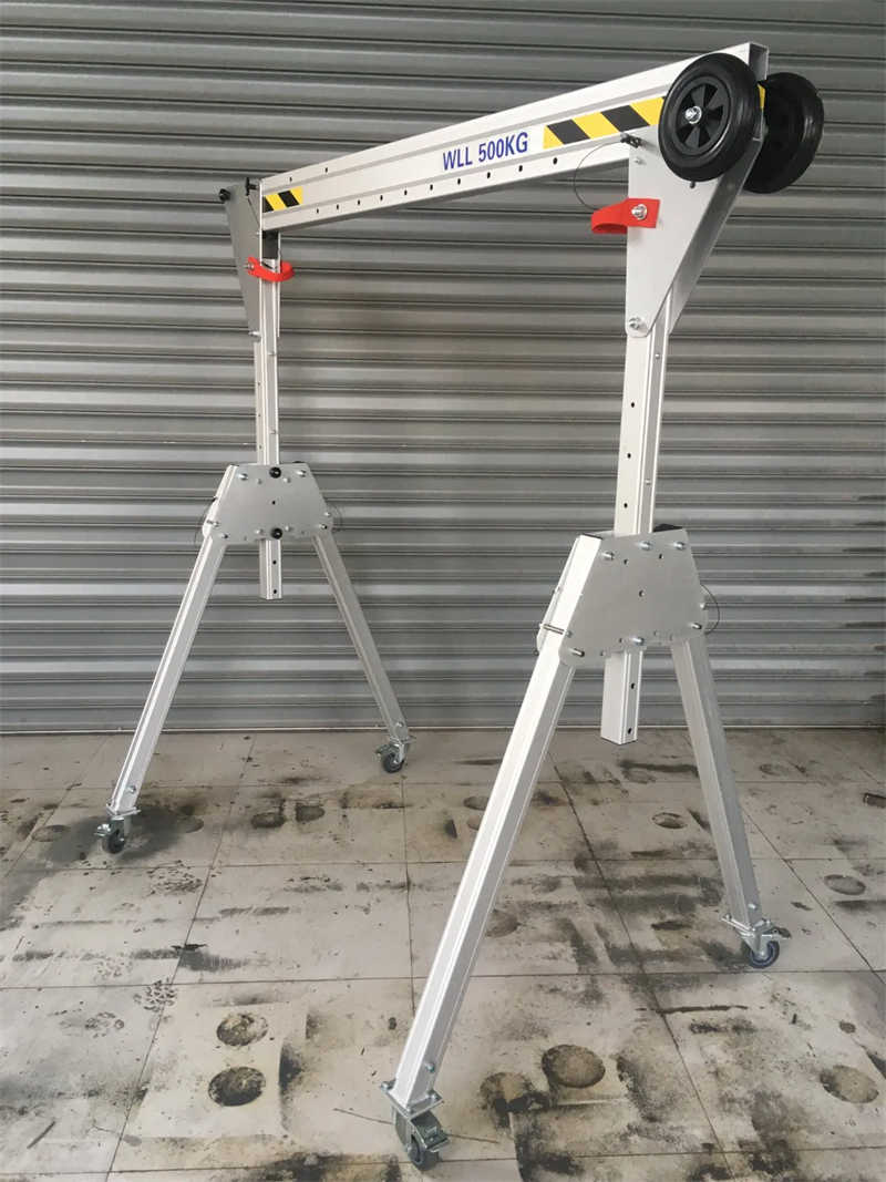 Professional 2-Ton Aluminum Gantry Crane for Industrial and Construction Use
