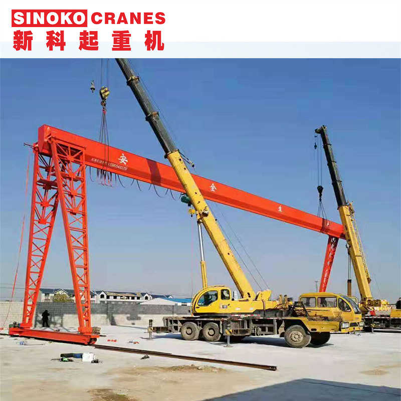 Single Girder Electric Traveling Gantry Crane for Yard & Storage Handling