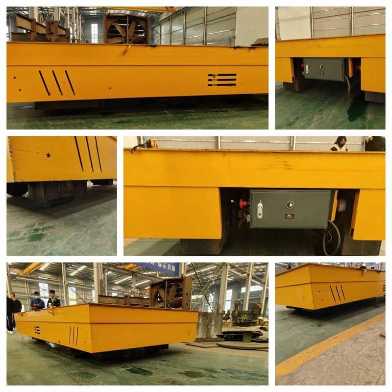 Battery Power Trackless Electric Transfer Cart for Material Transportation