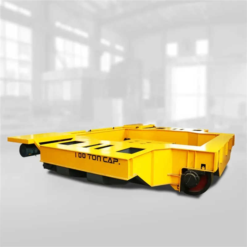 Widely Used Lifting Machinery 10-100 Ton Flat Electric Rail Transfer Cart