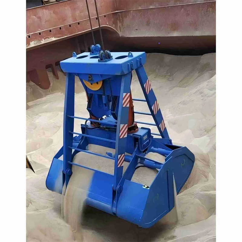 Double Girder EOT Crane with Grab Bucket for Bulk Material Handling