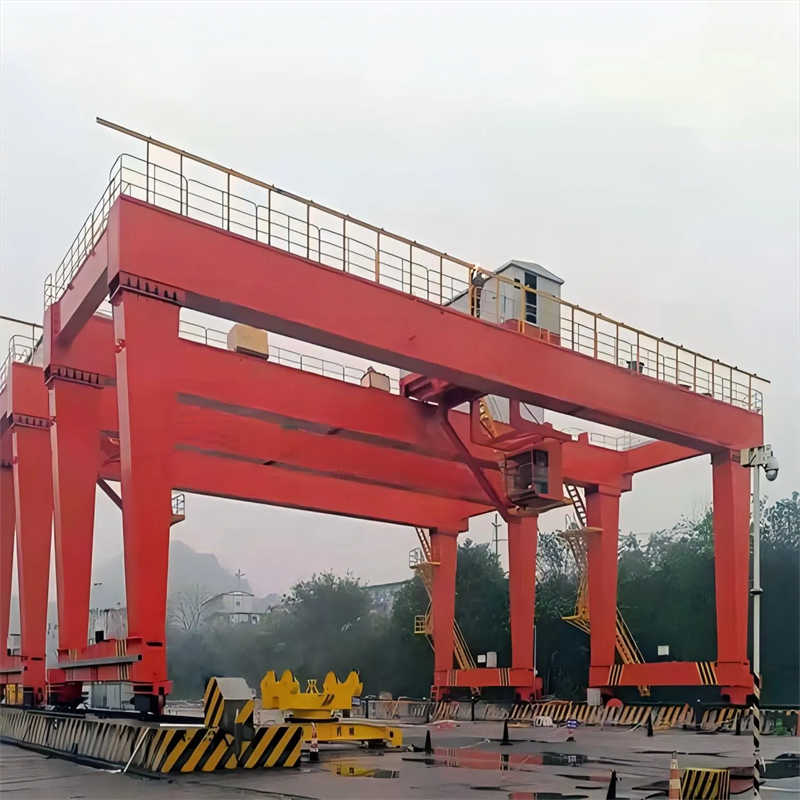 50 Ton Mobile Container Gantry Crane for Outdoor Applications