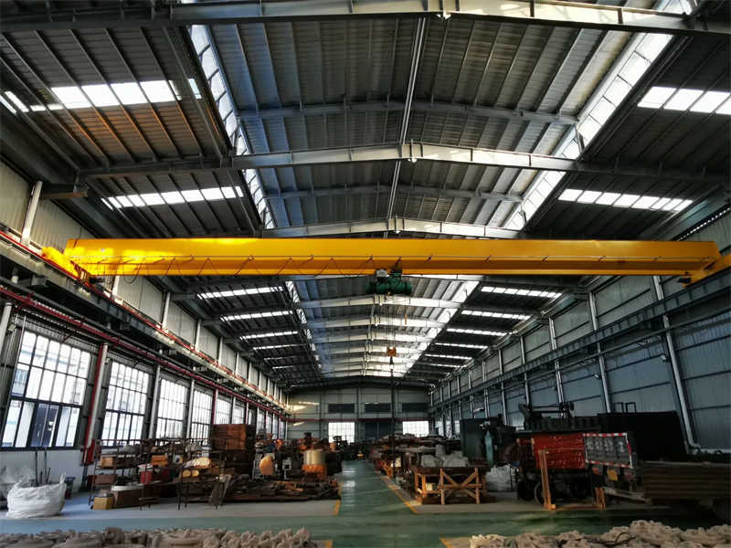 Compact Single Girder Bridge Crane for Construction Site Lifting