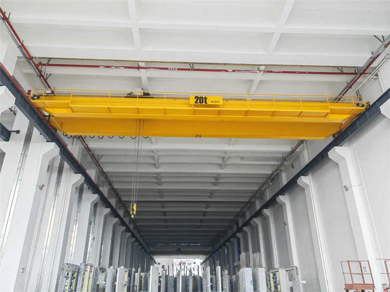 32/5 Ton Double Girder Overhead Crane for Steel Workshop & Fabrication