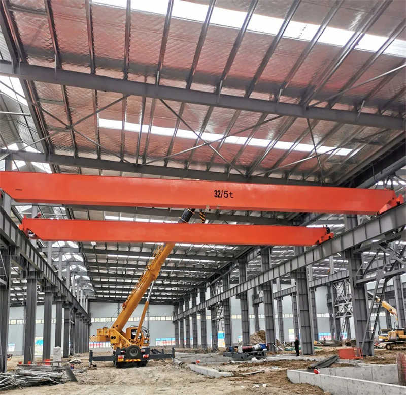 Cost-Effective 5-50 Ton Double Girder Overhead Crane A5-A8 Work Duty