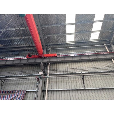 2 Ton Single Girder Overhead Crane with Low-Headroom Electric Chain Hoist