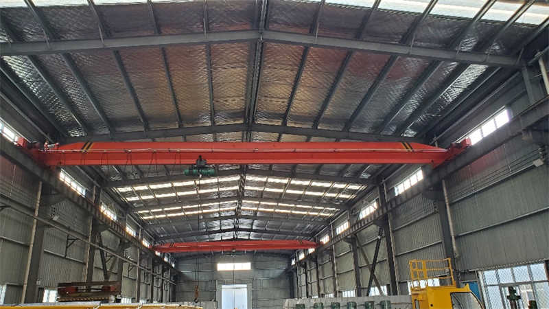 2 Ton Single Girder Overhead Crane with Low-Headroom Electric Chain Hoist