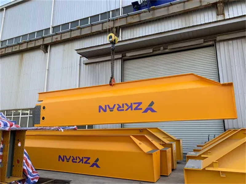 Compact Single Beam Overhead Crane for Efficient Workshop Material Lifting