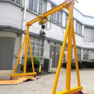 Lightweight Aluminum Gantry Crane for Construction Site and Fabrication Shop
