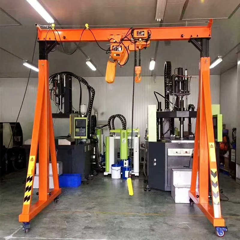 Lightweight Aluminum Gantry Crane for Construction Site and Fabrication Shop