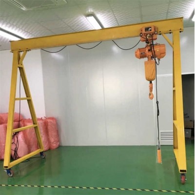 1 Ton 2 Ton 3 Ton Portable Gantry Crane with Easy-Height Adjustment