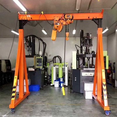 Small Shop Gantry Crane for Motors, Equipment, and Material Handling