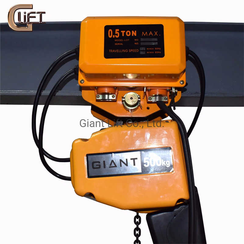 Light Duty 0.5 Ton Electric Chain Hoist for Workshops and Garages