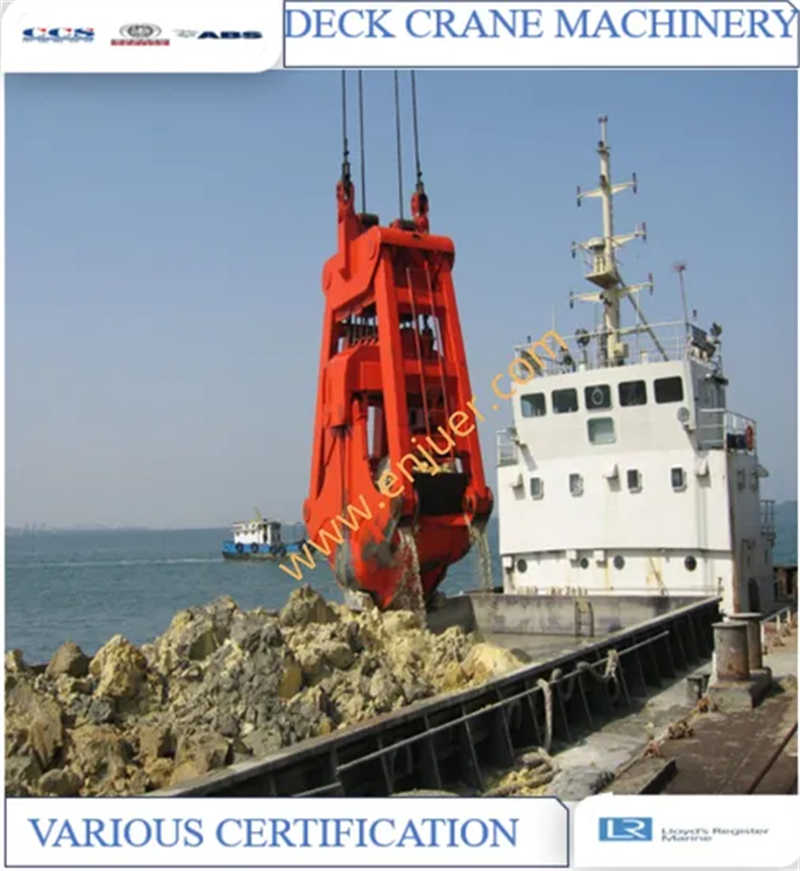 Double Rope Clamshell Grab Bucket for Deep Water Dredging Operations