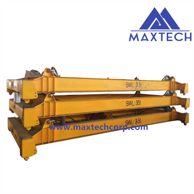 Robust Container Spreader with Articulated Parallel Design